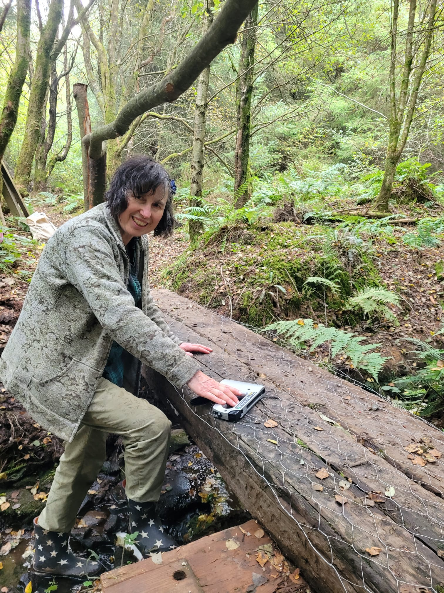 Pam Milner, woodland manager